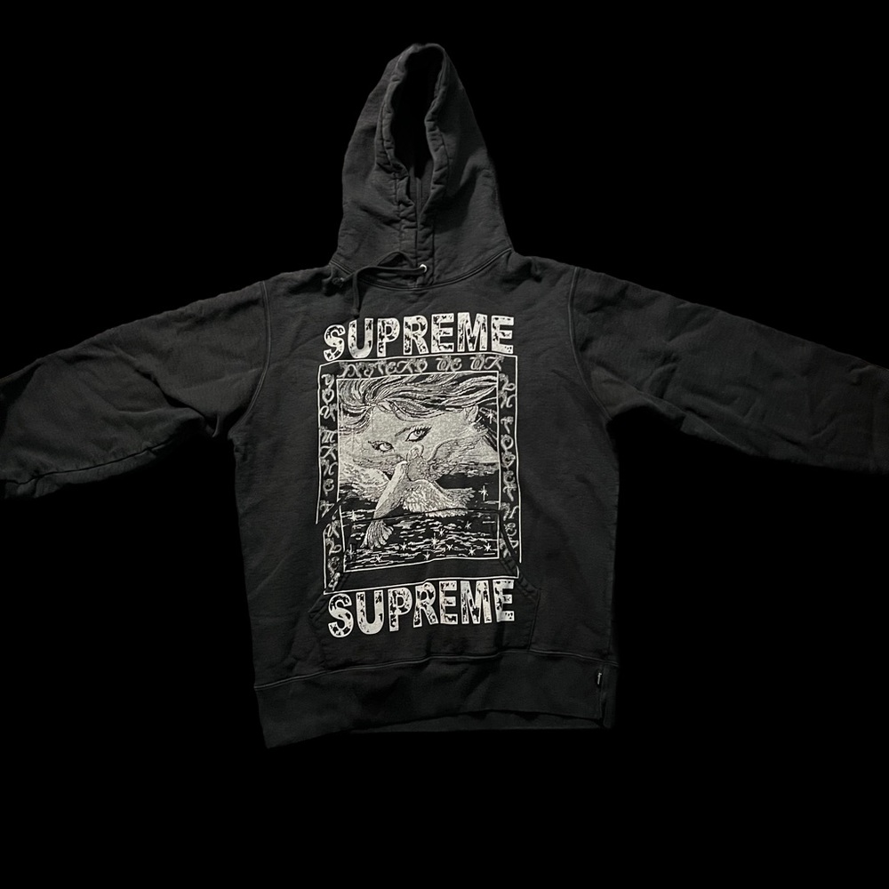 Supreme Doves hooded sweatshirt Black